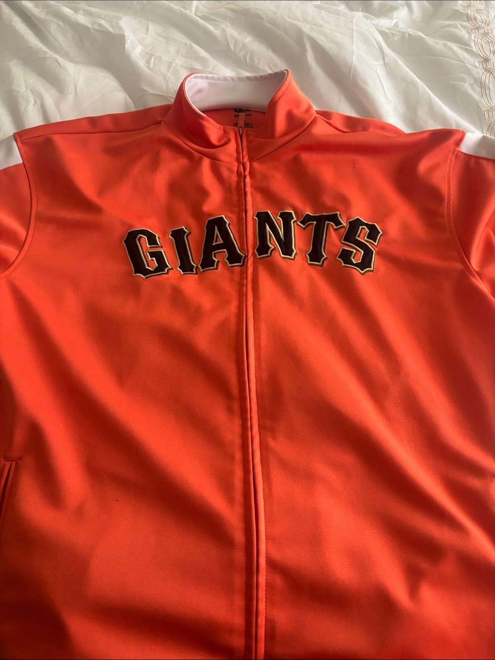 Giants Orange Lightweight Shirt Jacket
